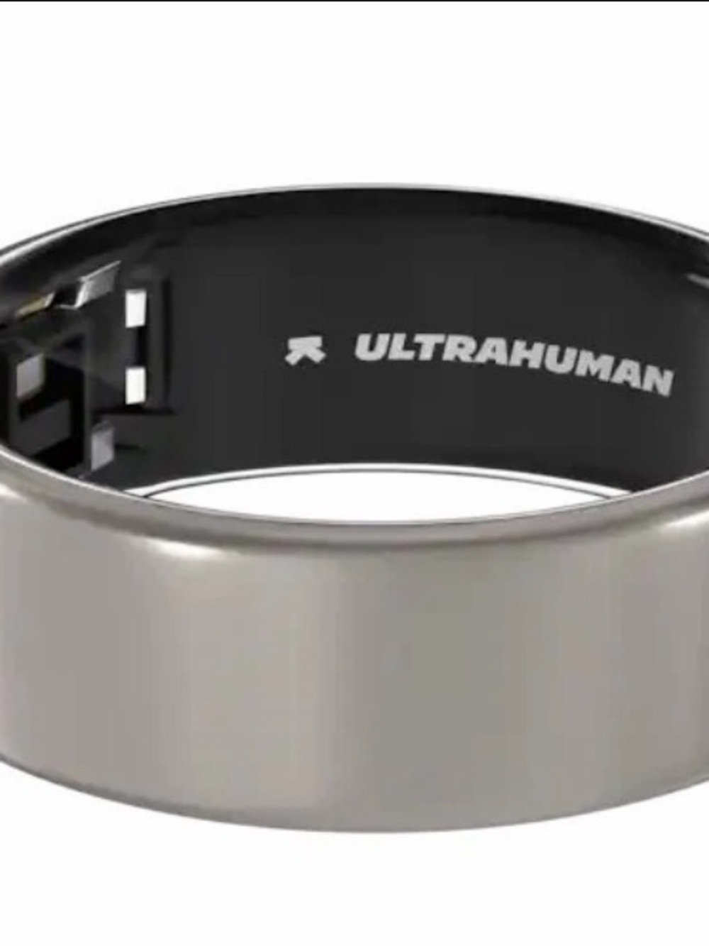 Ultrahuman Smart Ring in Raw Titanium — Activity & Health Tracker - Size 7 - New